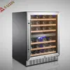 Built - in double zones 46 bottles compressor wine cellar