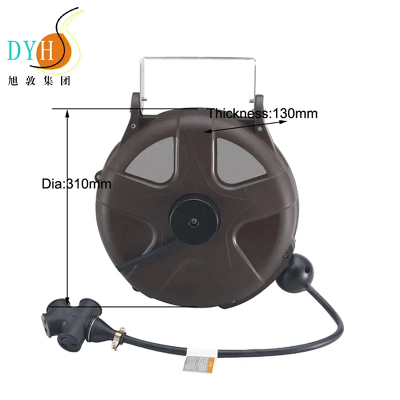 Customized Constant Force Spring Loaded Retractable Cable Reel For