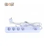 BX-RF-05-G CE/ETL/GS Cirtifications 16A 220V 230V Electrical Remote Control Socket with Eu AC Plug,Protector Power Strip