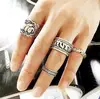 THAILAND Handmade JEWELRY set Artisan Brass Woven BOHO Ethnic Fashion Ring Turquoise Agate Stone Pearl Shell SUMMER