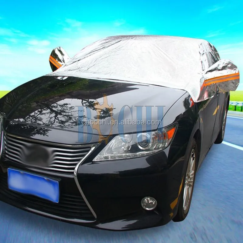 Durable Aluminum Half Car Cover With Short Type Buy Car Cover,Half