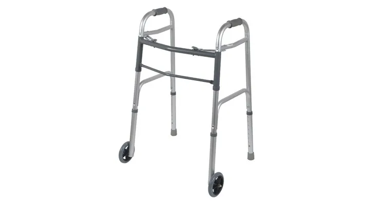 Factory supply aluminum folding adjustable walker for disable.jpg