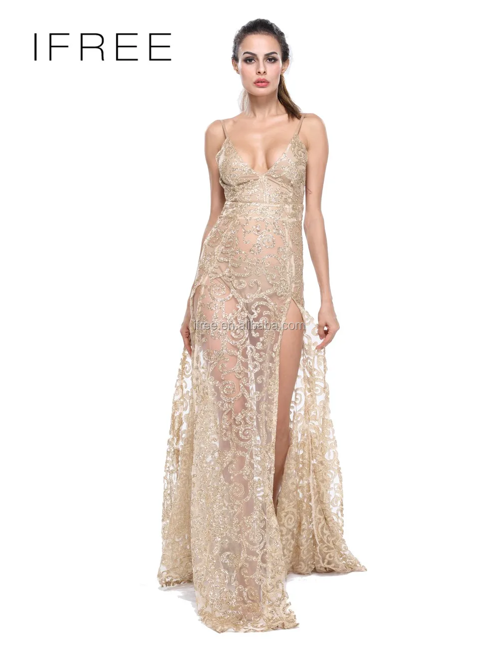 glitter night dress