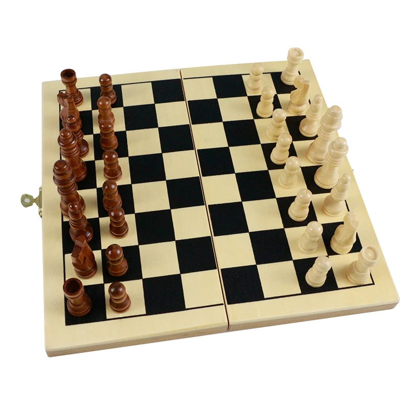 Cheap Folding Wooden Chess Set Without Letters Small Buy Wooden Chess