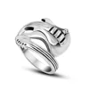 Queena 2017 New Jewelry Stainless Steel Mens Ring Titanium Steel Guitar Punk Ring