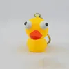 OEM Animal Toy Yellow Duck Toy Eyes Pop Out Duck Birthday Valentine Gift Keychain