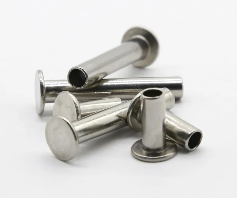 Stainless Steel Din 7338b Brake And Clutch Lining Rivet Flat Head Semitubular Rivets Buy 0213