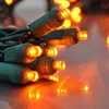 Waterproof Amber 33T LED 5MM Mini Christmas Holiday String Lights