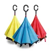Custom printed reverse inverted rain umbrella outside upside down folding umbrella