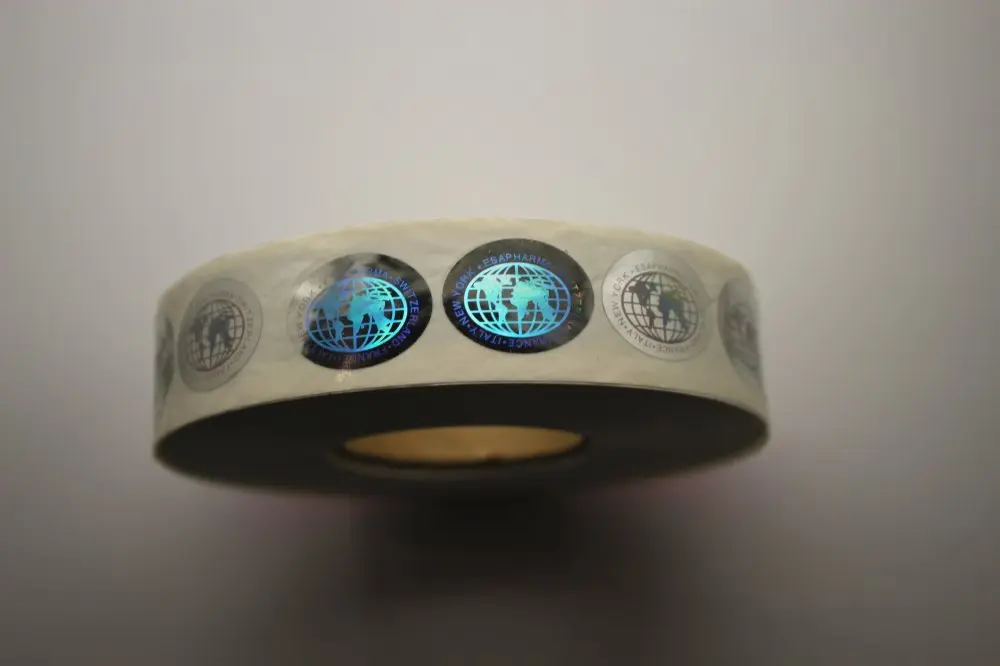 id transparent hologram overlays stickers, custom hologram sticker