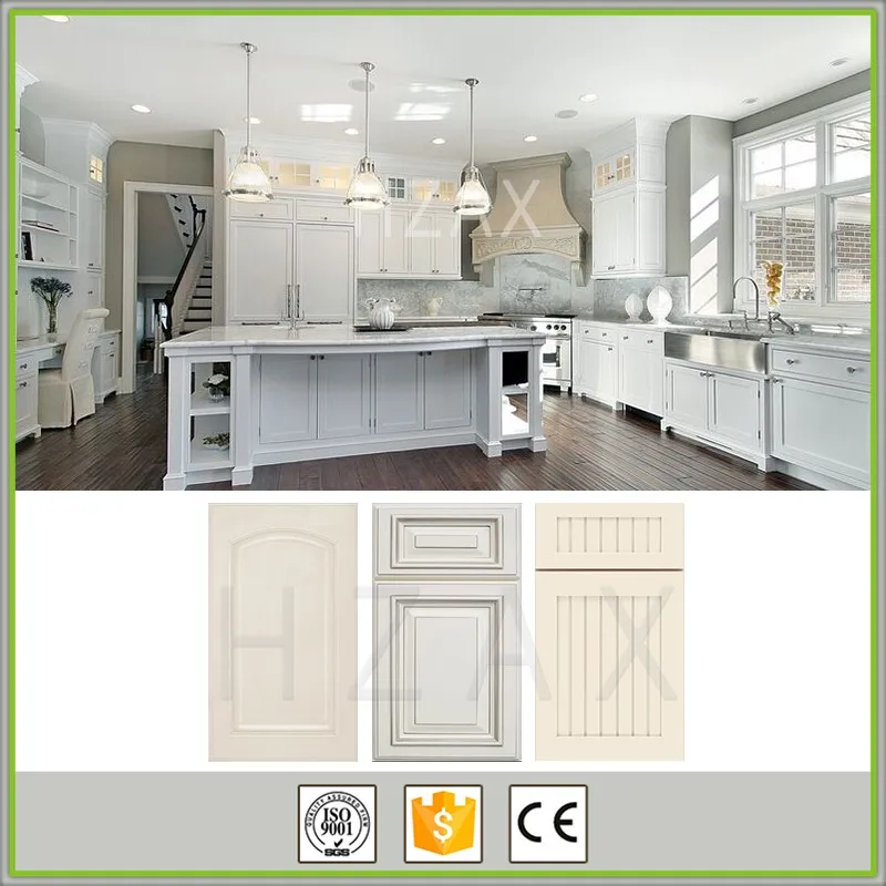 Italian kitchen furniture set white solid wood kitchen cabinets