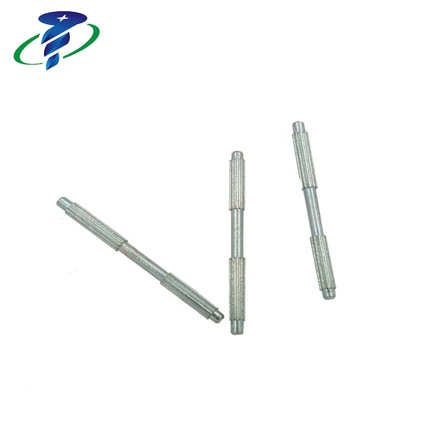 Zinc Plated Steel Dowels Double End Shaft And Pin Buy Shaft And Pin