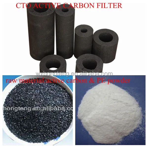 Approved by CE&ISO, CTO Activated Carbon Filter Cartridge By Wuxi Hongteng