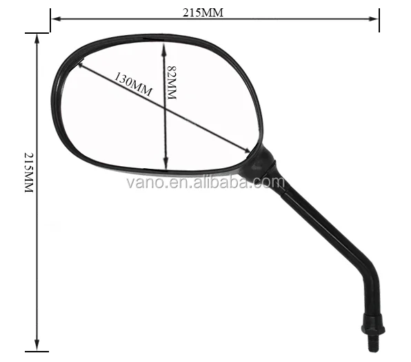 Fit for YBR125E YBR125ED YBR125G motorcycle M10 rear view mirror