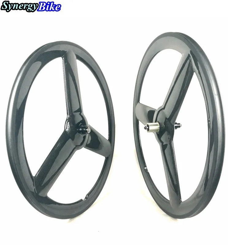 Synergy 3 Spoke Wheel Cycling Road Bike Wheels Powerway 23mm Width 700c