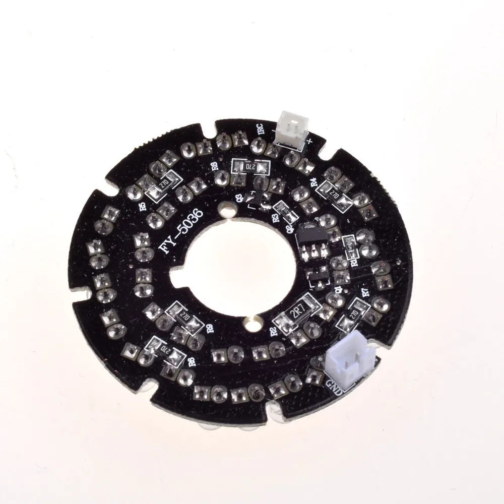 36pcs 940nm 5mm Dc 5v Lamp Infrared Light Board Monitoring Infrared