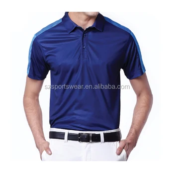 100% Polyester Cheap Royal Blue Color Mens Polo T Shirt With Pocket At ...