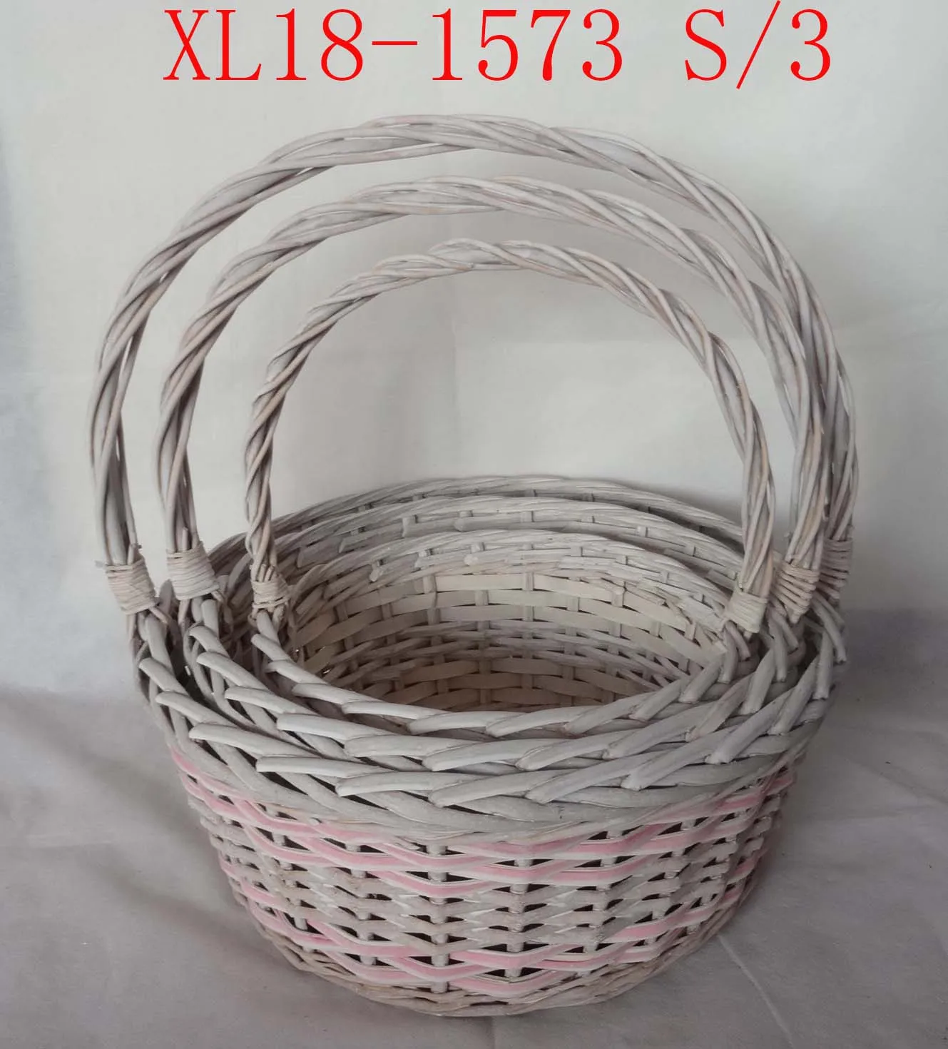 factory direct flower and fruit willow wicker basket