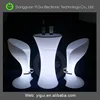High technology fantasy hookah lounge furniture LED table and chair