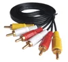 Bofan Factory Rca Video Cable 3 Triple Pair 3 Colors Lotus Head 3Rca Cable