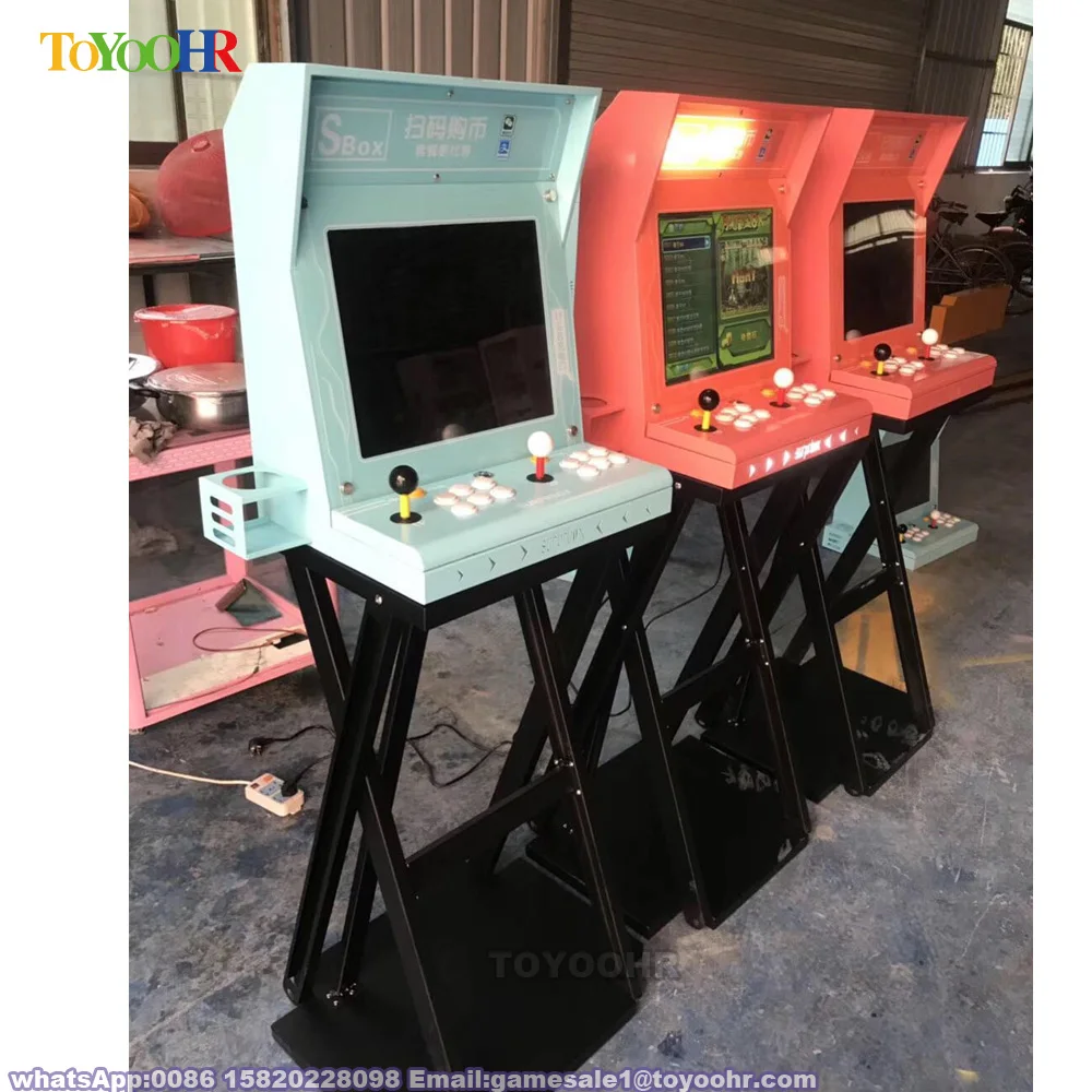 Newest 2 player Multi Game Pandora Box 8 with the chair coin operated arcade video machine