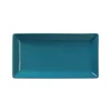 Melamine rectangular unbreakable blue plastic plates