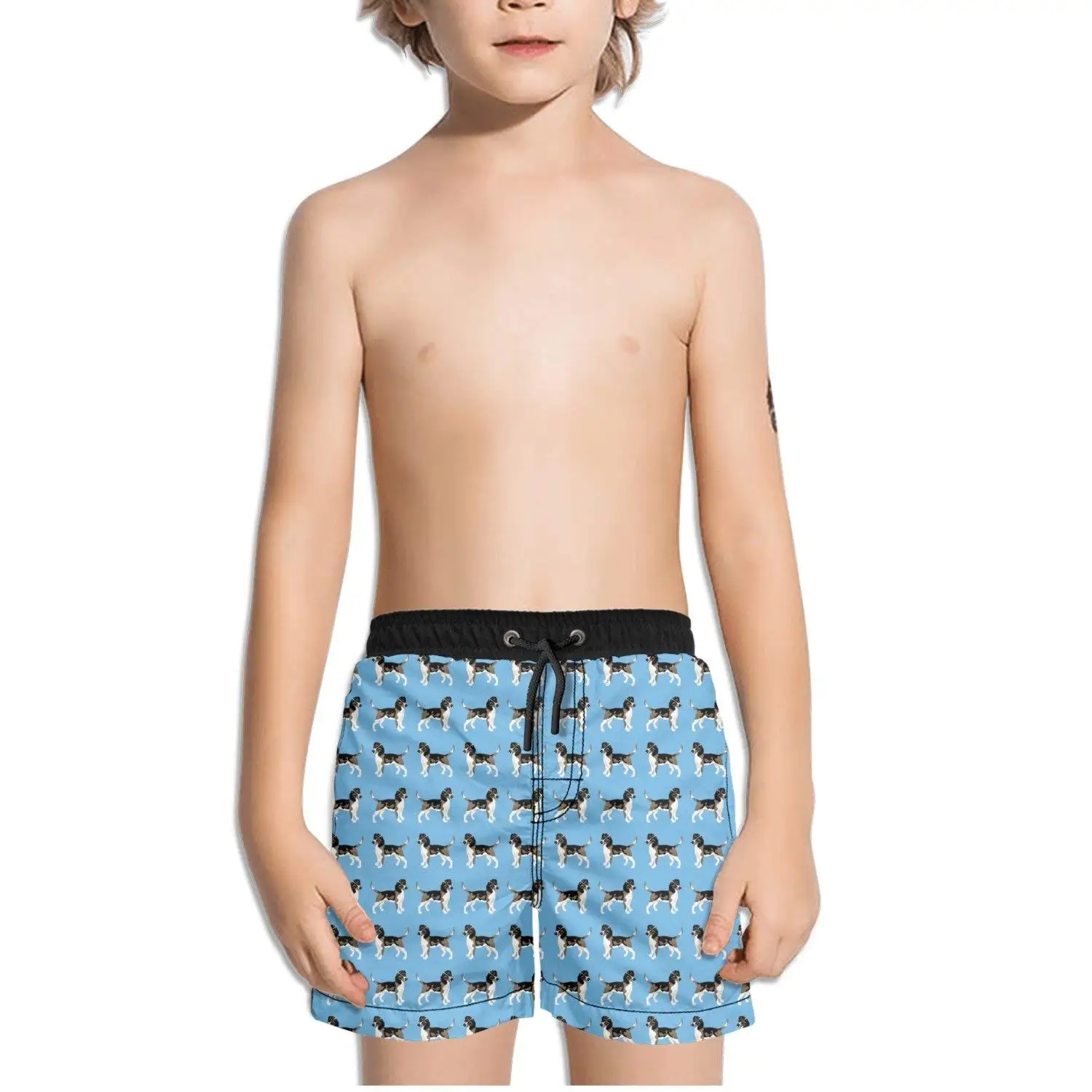 FullBo Happy Thanksgiving Day Little Boys Short Swim Trunks Quick Dry Beach Shorts