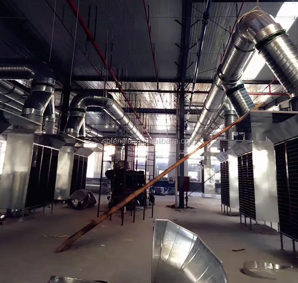 Galvanized Steel Air Conditioner Duct Ventilation Fittings Spiral Duct