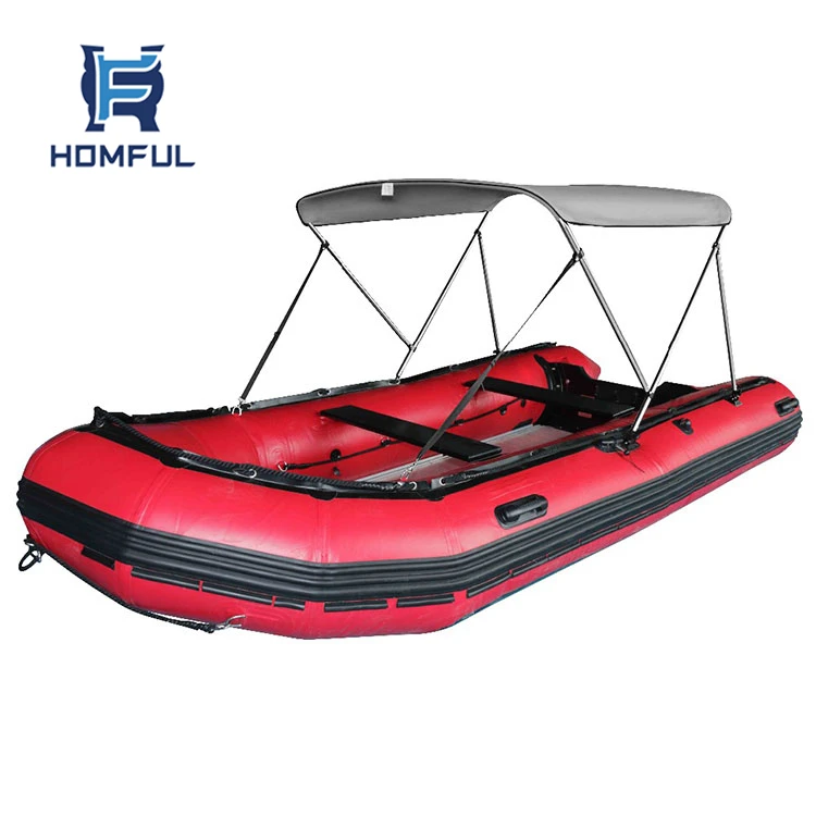 2 Bow Marine Inflatable Boat Bimini Cover Bimini Top With Rear Support