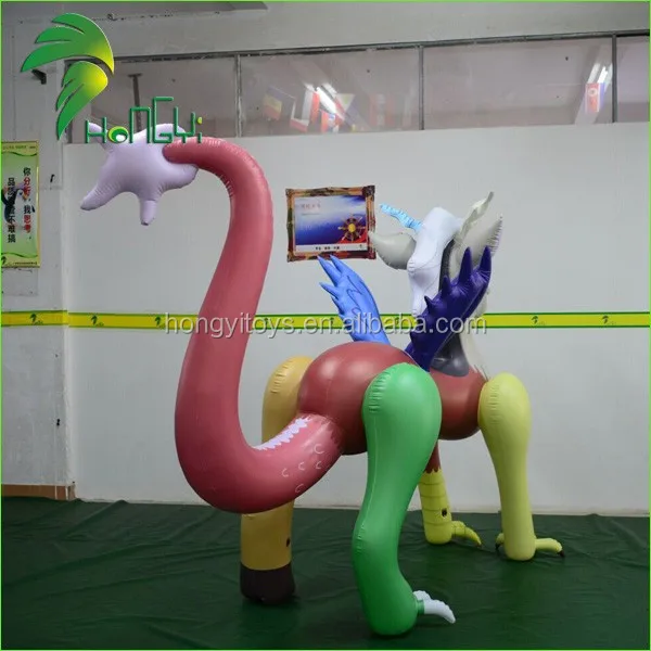 Colorful Mascot Dragon/giant Customized Inflatable Dragon Toy/pvc