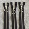 Metal Zip - 7.9 inch #5 close-end Antimony teeth metal zipper --- DA8R25 slider / tape color 580 metal zipper silver teeth