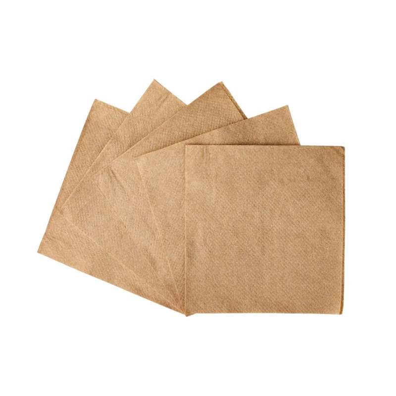Vobaga Recycled Brown Kraft Paper Napkins Buy Kraft Paper Napkins