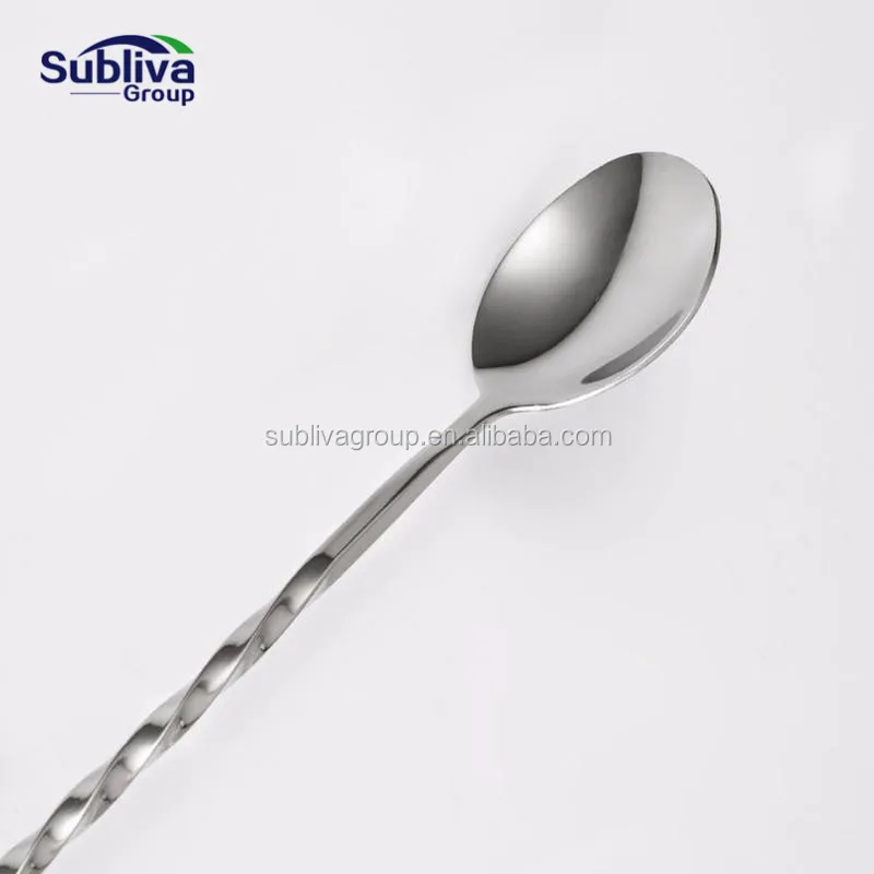 270mm Metal Swizzle Stirrer Sticks Swizzle Stick Silver Spoon Bar Spoon