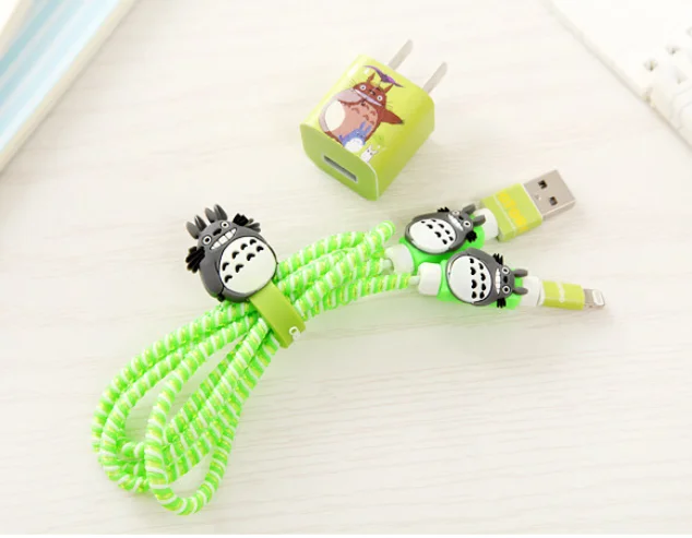 with high quality charger cute cartoon coaxial protector usb cable - ANKUX.COM