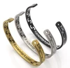 knowledge is power hot selling inspired jewelry life quotes cuff bangle bracelets