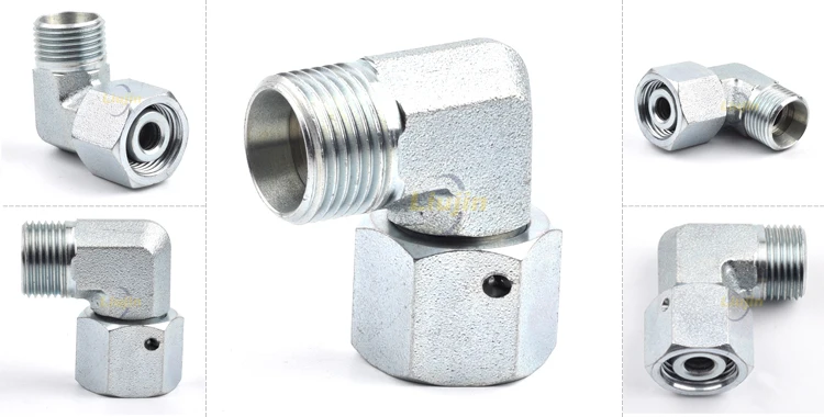 2017 Best sale Light series JIC MALE water adapter flexible hose connector