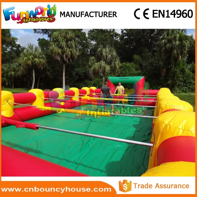 Inflatables For Rent Inflatable Human Foosball Court Buy Inflatable