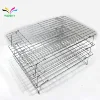 Wideny Bread Display Food Cookie Wire Metal Steel Stainless Black Bakery 3 Tier Cooling Rack For BBQ Cake