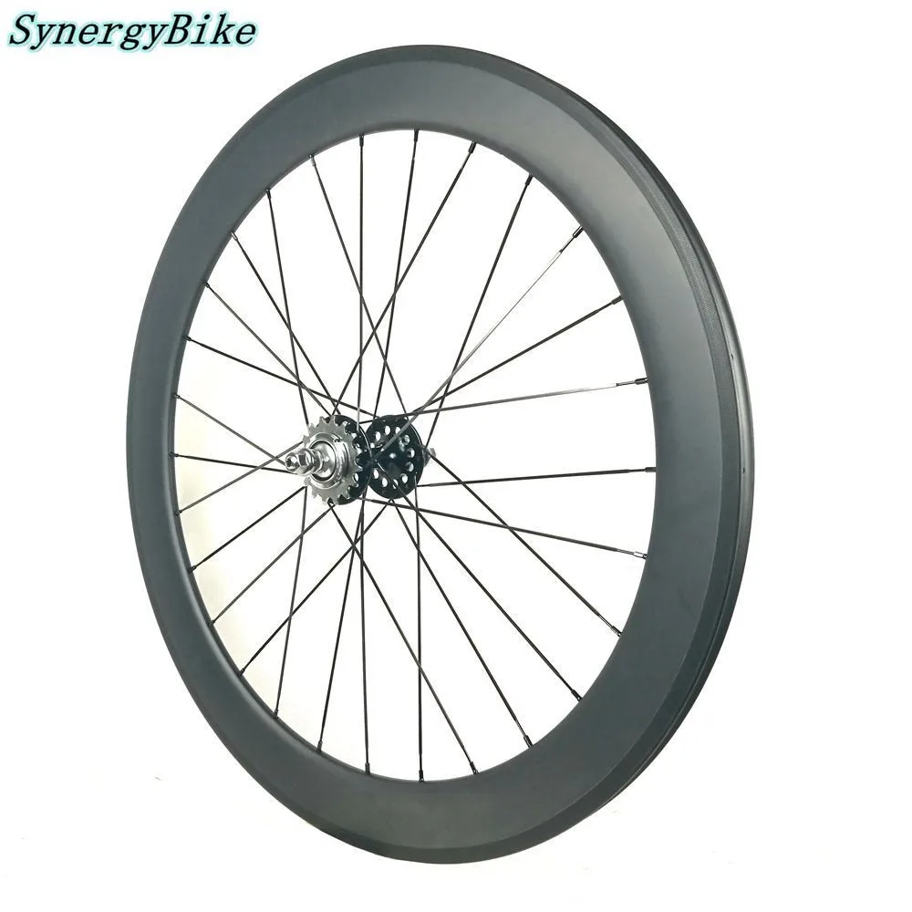 700c Light Weight Carbon Fiber Disc Wheel 23mm Width Track/road