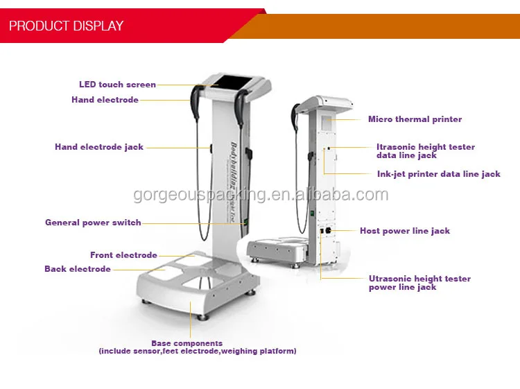 China bmi machine bmi fat analyzer weighing scale body analyzer body fat analyzer meter wifi bmi scale with print