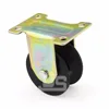3 inch 4 inch Heavy Duty Industrial Fixed Rigid V Groove Iron Rail Wheel Casters for Track