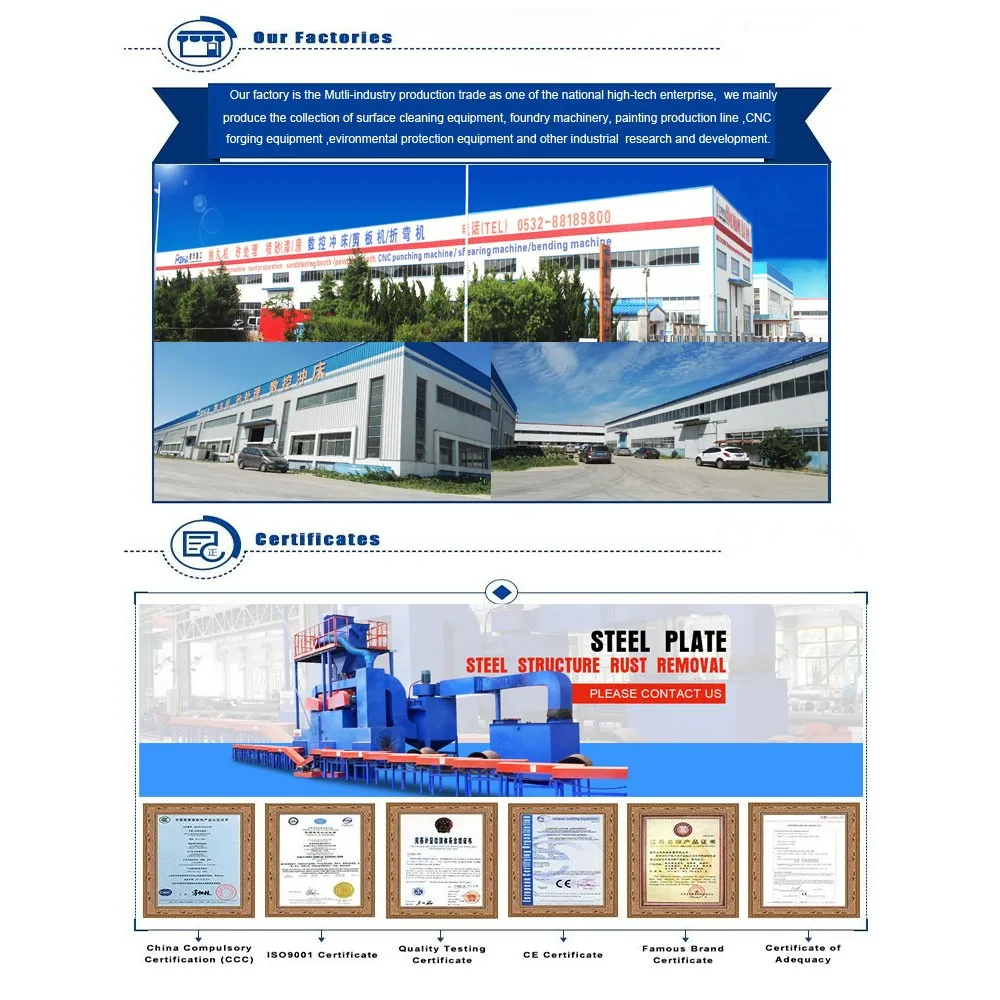 Mobile type concrete floor shot blasting machine for surface cleaning