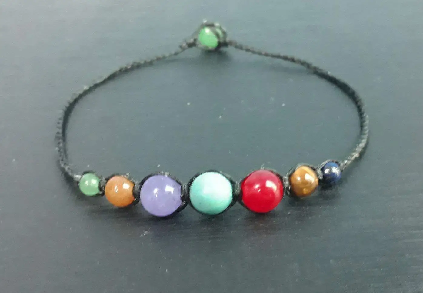 Chakra anklets stone anklets men anklets women anklets gemstone anklets friendship anklets gift anklets boys girl multi color stone anklets