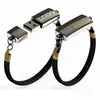 Super September purchase memory disk custom logo printing metal bracelet usb flash memory for gifts
