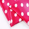 High quality cheap polka dot pattern stretch printed polyester satin fabric for dress