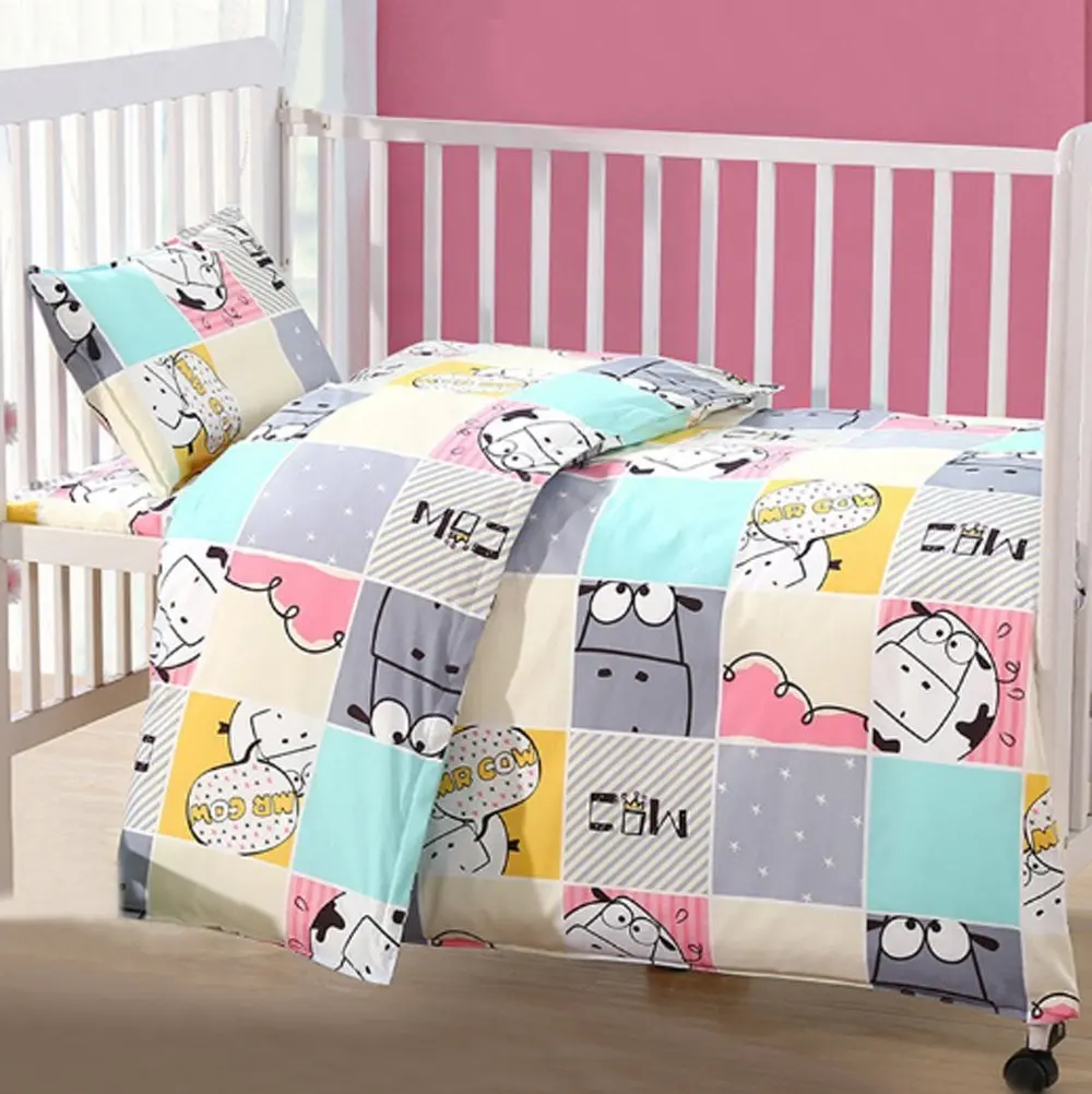 cow baby bedding set