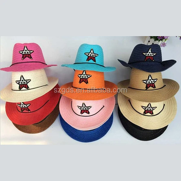 childrens straw cowboy hats bulk