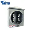 zhejiang meto socket type superior square single phase meter base
