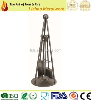 Simple Style Fireplace Tool Set Wooden Handle Buy Fireplace
