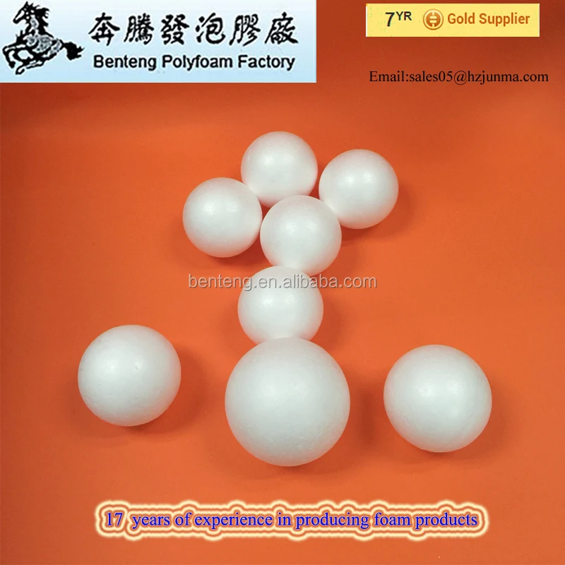 Polystyrene Styrofoam Foam Ball / High Density Foam Balls Buy High